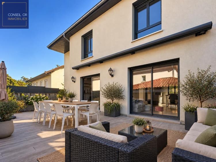 Maison contemporaine 126 m² – 5 pièces, 3 chambres, jardin et…