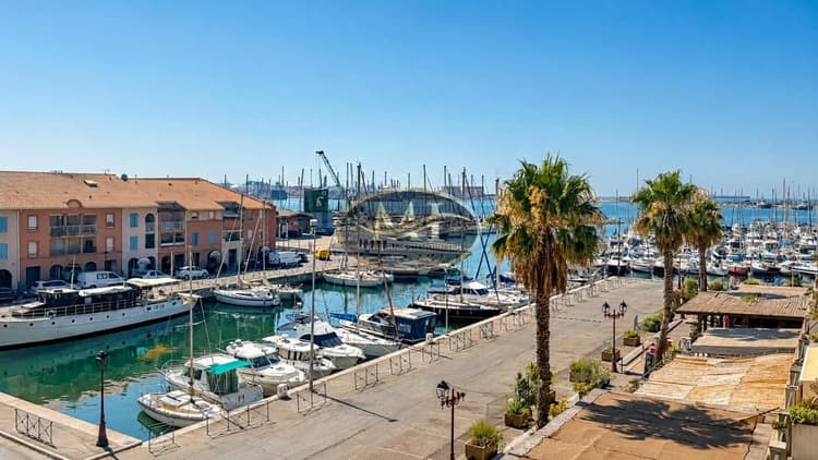 PORT-DE-BOUC Appartement T3 de 66,55 m2 avec vue mer, rési