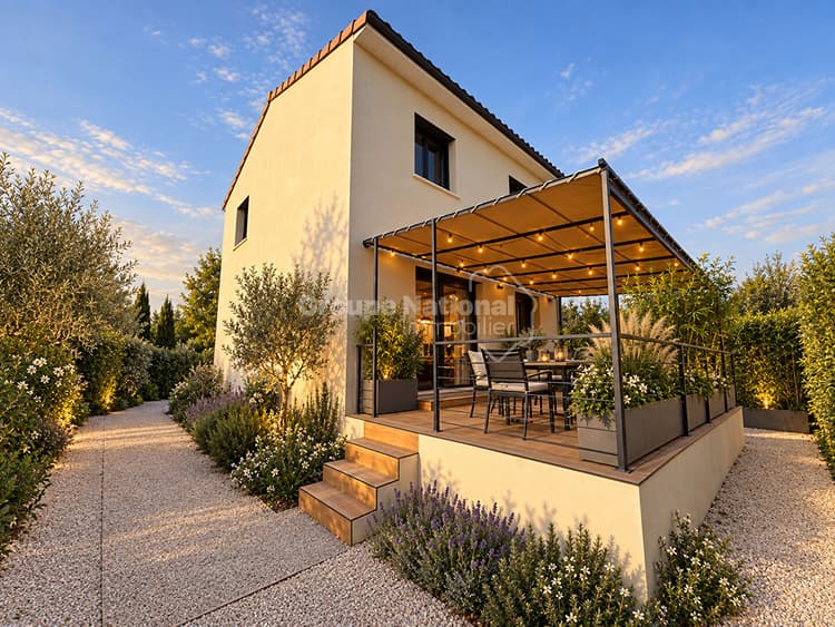 A VENDRE ROGNONAS maison récente, jardin, 3 chambres, garage