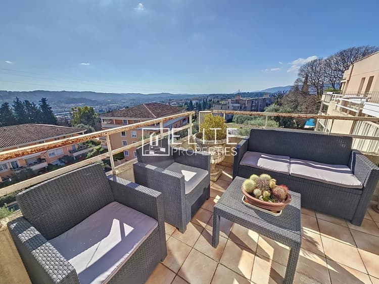 APPARTEMENT 3 PIECES 72M² + PARKING VUE MER GRASSE