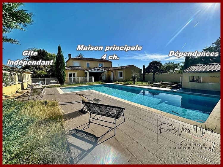 Maison 4 chambres + gîte