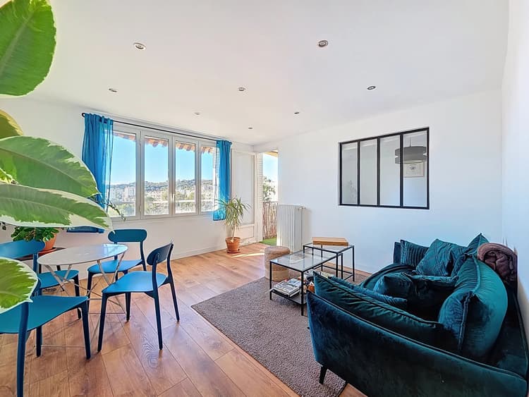 NOUVEAUTE / CANNES : 3P DERNIER ETAGE AVEC PARKING ET CAVE