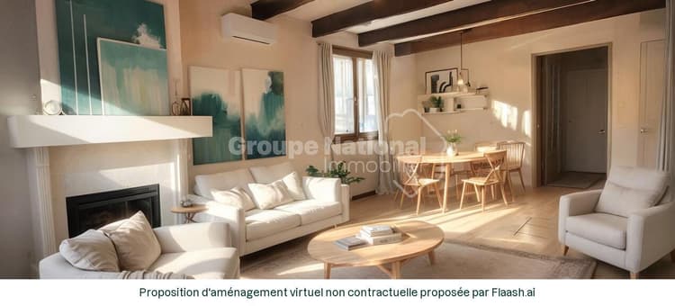 JONQUIERES SAINT VINCENT Maison de village de 75m² avec cour et grenier