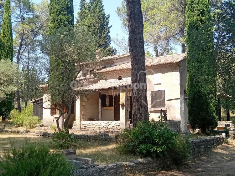 Mazet dans le massif des Alpilles