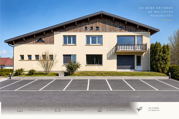 Ensemble foncier composé de 2 lots d'habitation