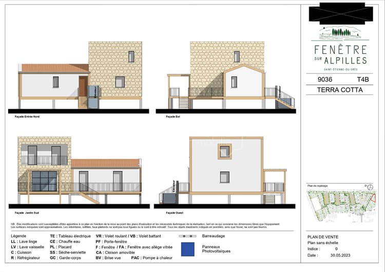 Plus que 2 lots ! À 10 minutes de Saint Rémy de Provence, maison neuve 87 m2 3 chambres sur 41à M2 terrain
