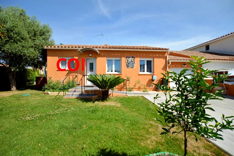 Maison T4 de plain-pied 89 m² avec terrasse – Terrain piscinable