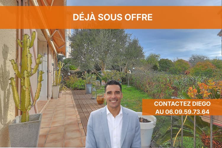 Bas de villa 4 pièces avec jardin, terrasse et aperçu mer – Le C