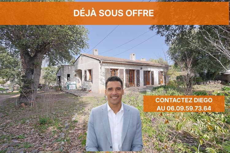 Antibes – Quartier recherché des Rastines – Maison avec grand te