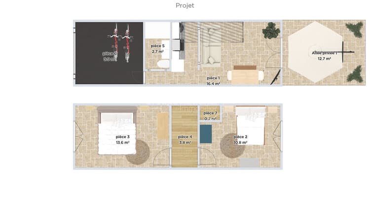 Maison Saintes Maries De La Mer 3 pièce(s) 30 m2