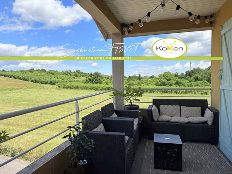Bel appartement de 87m2 + terrasse de 16m2 avec vue + Grand garage