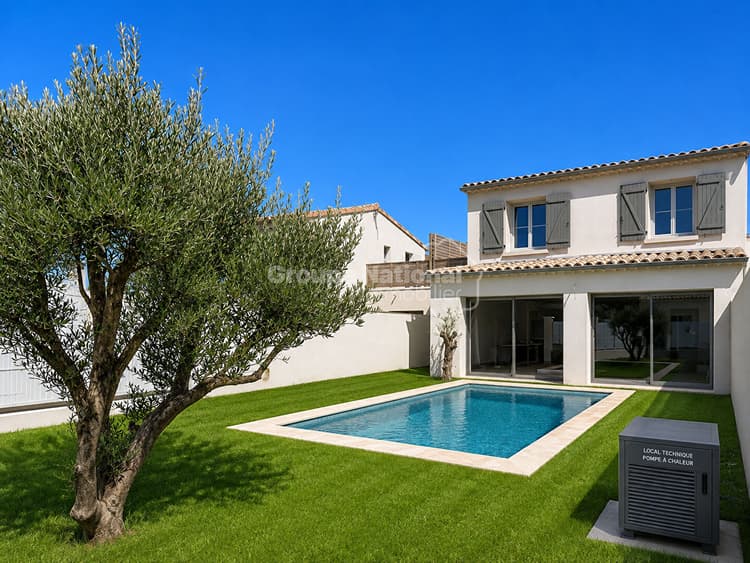SAINT-RÉMY-DE-PROVENCE MAISON RECENTE AVEC PISCINE À 5 MINUTES À PIED DU CENTRE