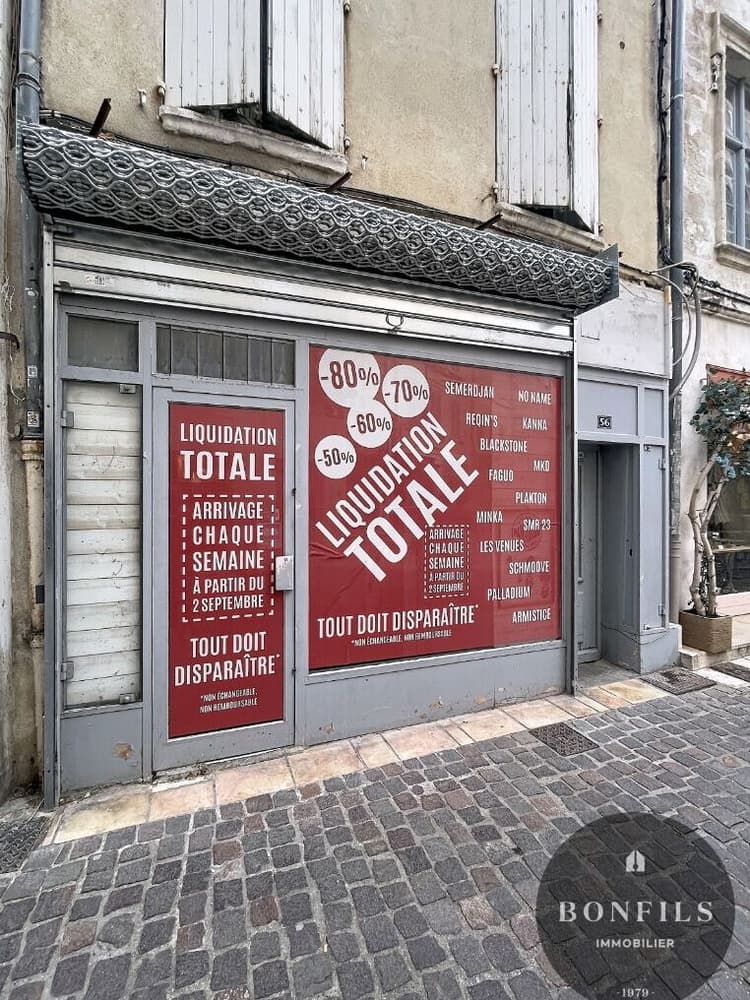 A LOUER AVIGNON INTRAMUROS (84000) : local commercial - rue des fourbisseurs