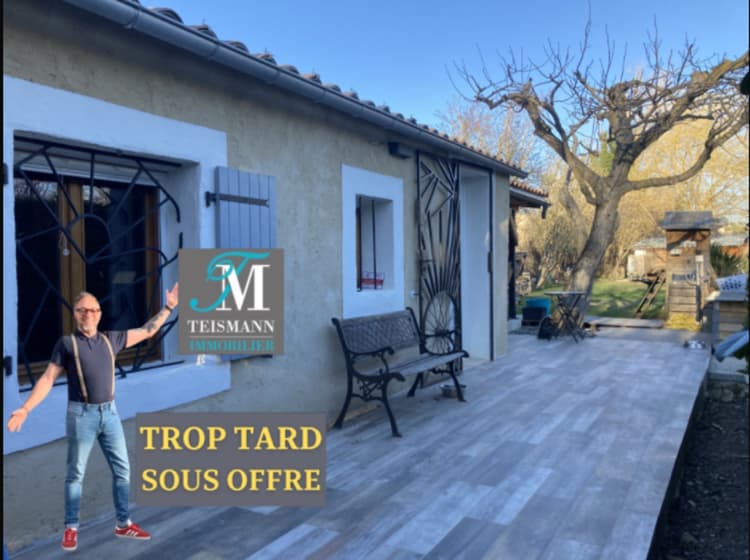 cabanon en dur 40 m² sur 2000 m²