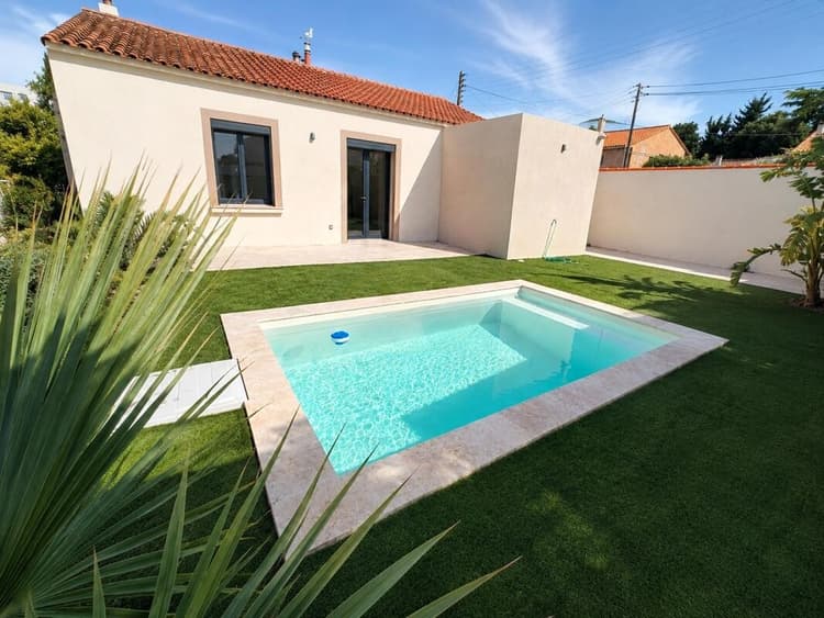 Maison T4 plain pied avec piscine