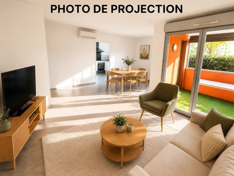 T3, rez de jardin, proche Tram et commerces