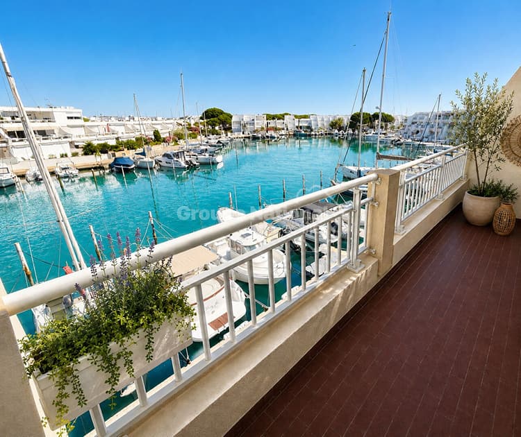 Au Grau-du-Roi, superbe Marina P3 à deux pas de la plage