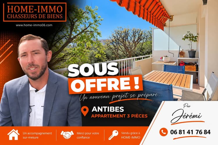Superbe 3 pièces traversant avec terrasses, piscine et cadre de