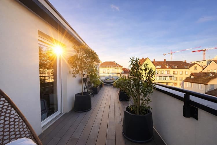 Unique: Saint-Louis centre Attique T3/4 de 84 m² avec doubl