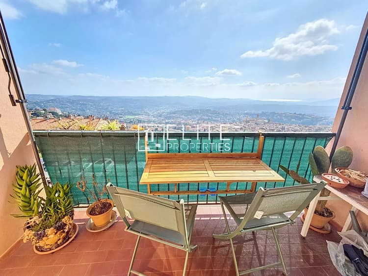 APPARTEMENT 4 PIECES 68m² VUE MER GRASSE