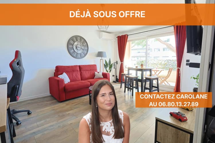 Antibes hauteurs – 2P 48 m² en excellent état, terrasse, parking