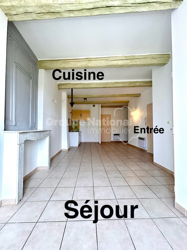 A LOUER Appartement T2 sur Chateauneuf Du Pape 43.60m2 sans extérieur