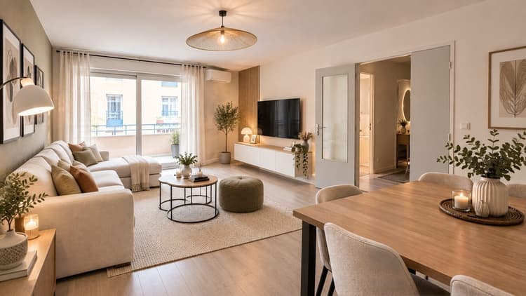 Appartement idéalement situé avec balcon