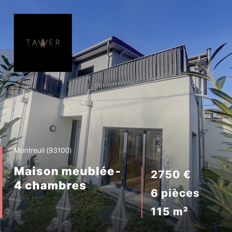 Maison T6 - quartier pavillionnaire