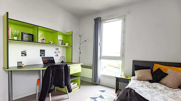 Studio Résidence étudiante Lyon 8ème 16.27 m2