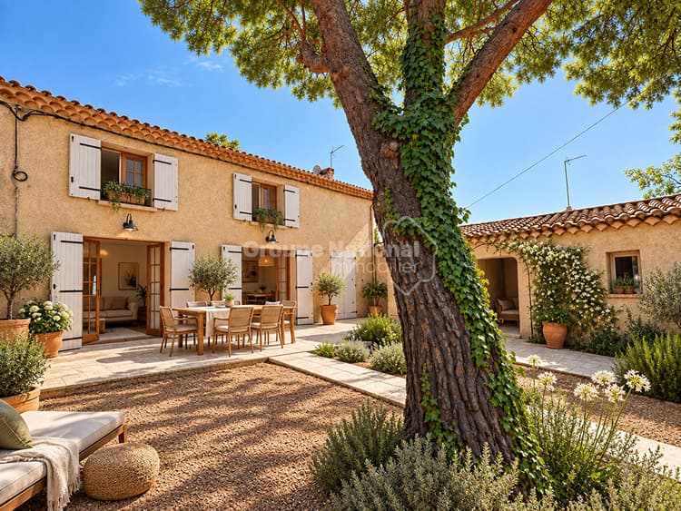 À VENDRE Châteaurenard maison jardin, 3 chambres, à rénover