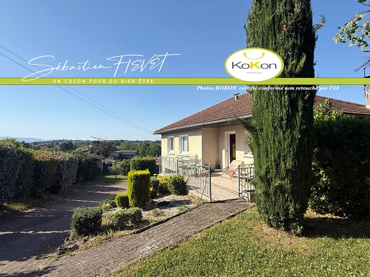 Maison cossue de 200m2 au grand calme avec vue sur 1080m2