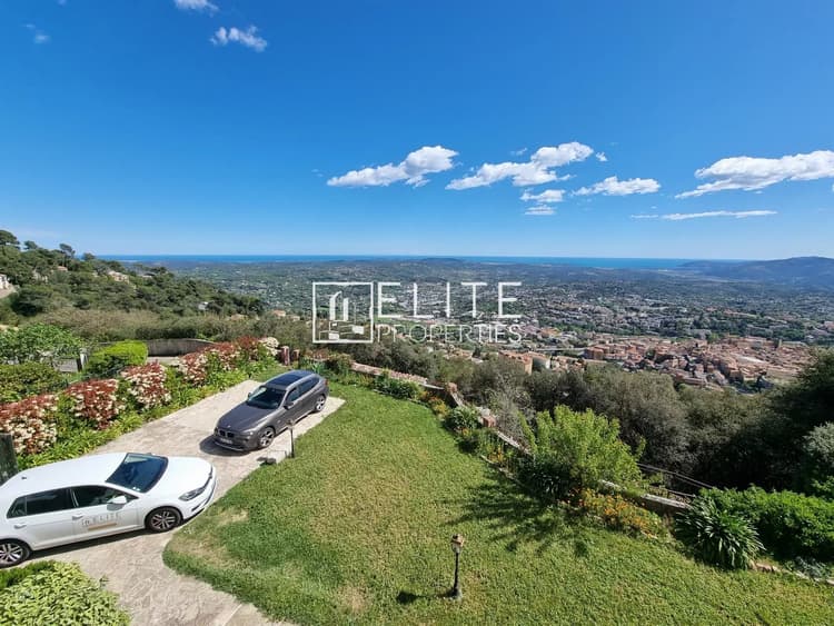 VILLA 250m² VUE MER PANORAMIQUE GRASSE