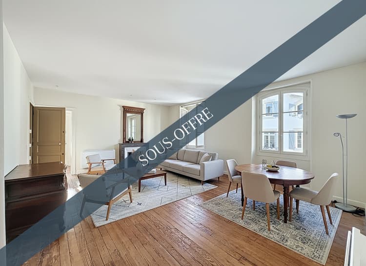 T3 74 m² traversant Biarritz centre-ville