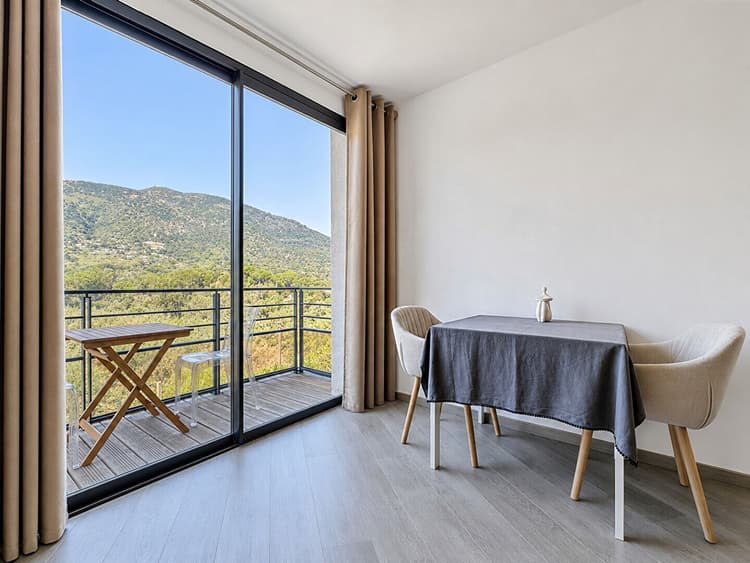 Appartement T2 - Duplex de charme au Milelli - Résidence de standing, vue dégagée