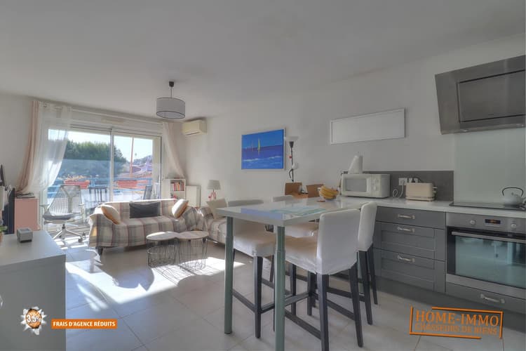 2P Moderne à Antibes 43 m2 Calme et Lumineux