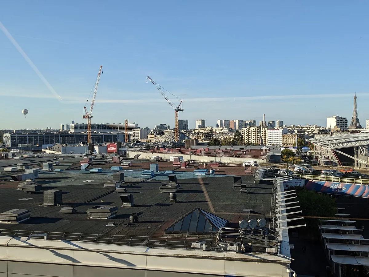Parc des expositions de la porte de Versailles à Paris, où se tient le salon RENT de l'immobilier
